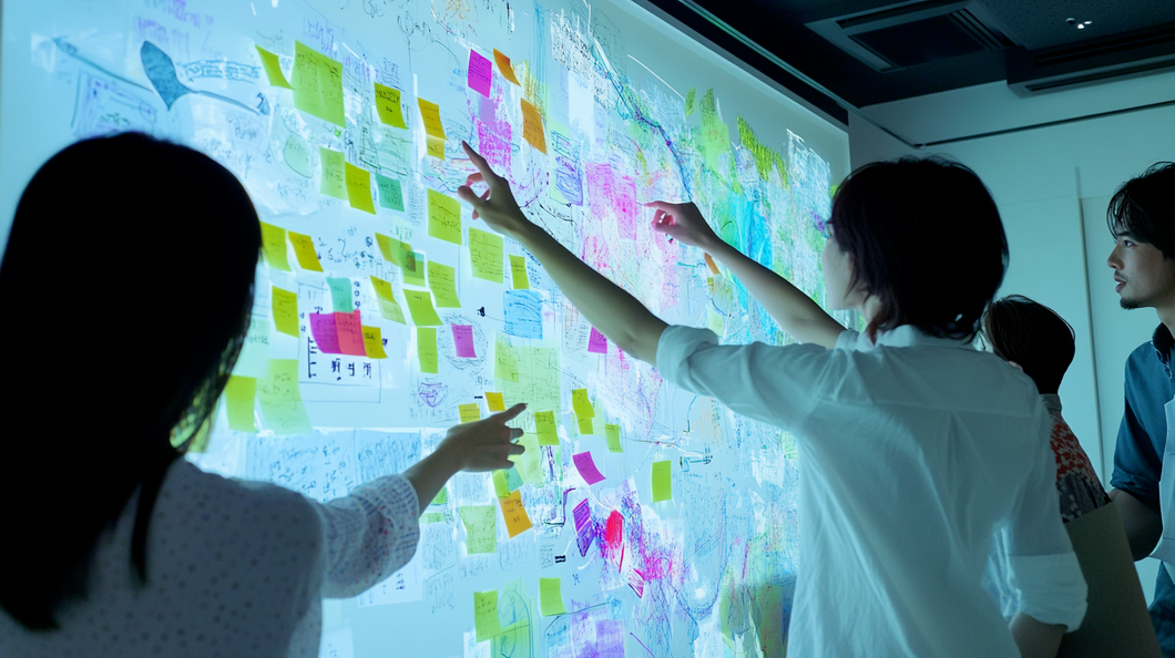 hm0985_a_team_of_marketing_professionals_brainstorming_ideas_in_ab841da8-ce0f-4fcc-8487-861fa9a96c1c.pngのサムネイル画像